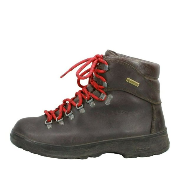 L.L. Bean Other - LL Bean Brown Leather Lace Up Gore-Tex Hiking Trail Boots Size 9.5 Wide